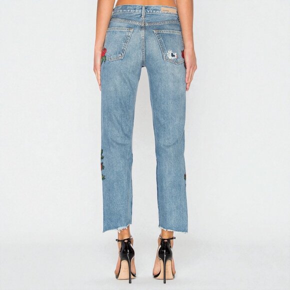 GRLFRND Helena High-Rise Straight Jean Size 26 - Picture 4 of 13